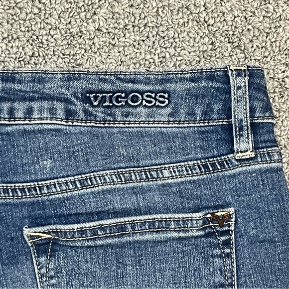 Vigoss Marley Super Skinny Distressed Blue Denim Jeans Womens Size 29 Stretch - Picture 10 of 12